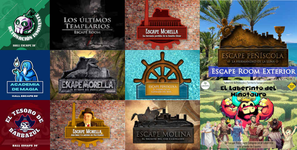Algunos de los juegos creados por Territorio Escape